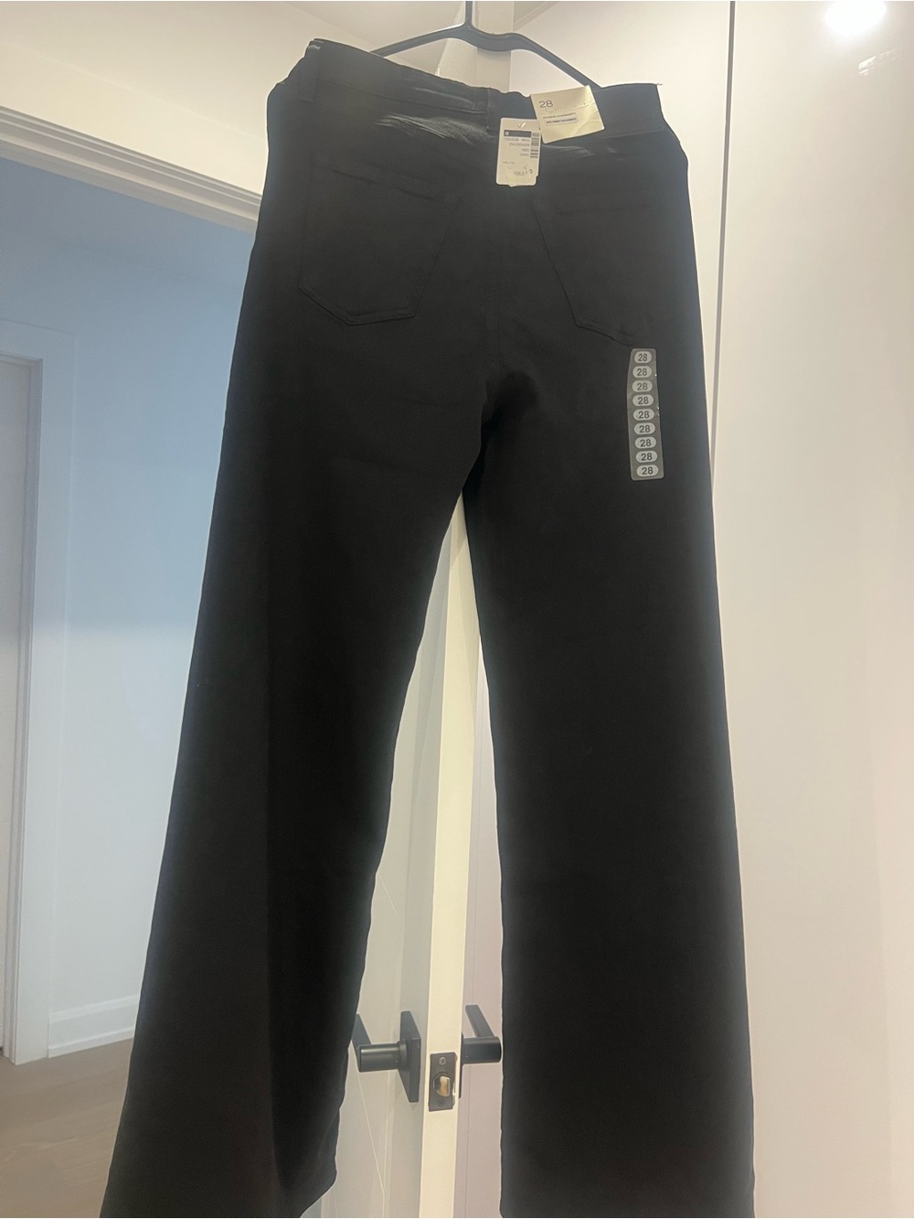 Citizens Of Humanity Black Wide-Leg High-Rise Jeans - Picture 4 of 11
